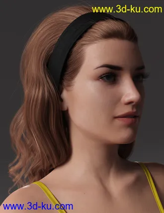 2021-11 Hair for Genesis 8 and 8.1 Females模型的图片5