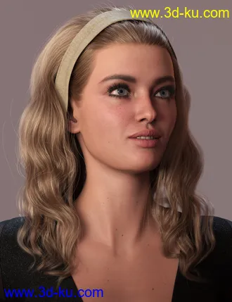 3D打印模型2021-11 Hair for Genesis 8 and 8.1 Females的图片