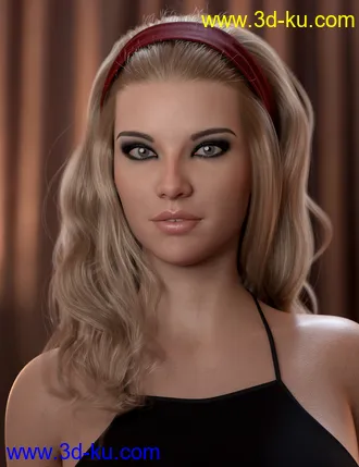 3D打印模型2021-11 Hair for Genesis 8 and 8.1 Females的图片