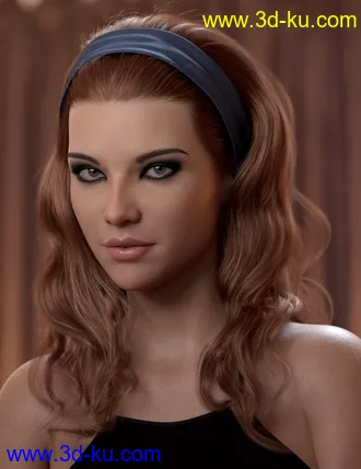 3D打印模型2021-11 Hair for Genesis 8 and 8.1 Females的图片