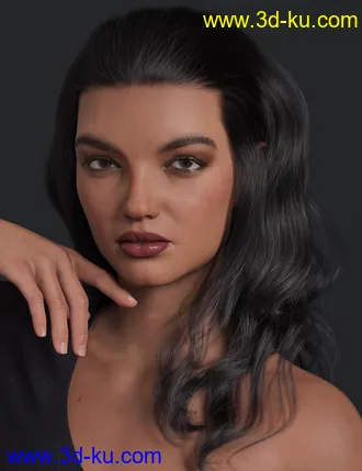 3D打印模型2021-11 Hair for Genesis 8 and 8.1 Females的图片