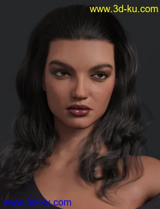 2021-11 Hair for Genesis 8 and 8.1 Females模型的图片15