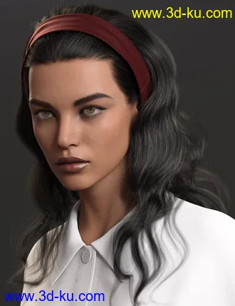 3D打印模型2021-11 Hair for Genesis 8 and 8.1 Females的图片