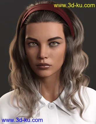 3D打印模型2021-11 Hair for Genesis 8 and 8.1 Females的图片