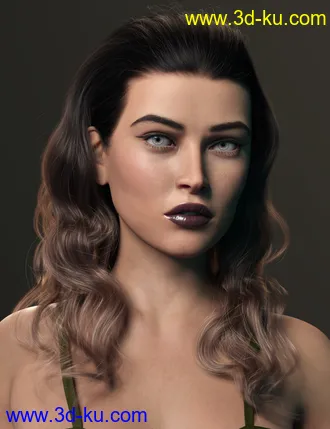 3D打印模型2021-11 Hair for Genesis 8 and 8.1 Females的图片