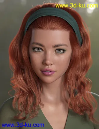 3D打印模型2021-11 Hair for Genesis 8 and 8.1 Females的图片