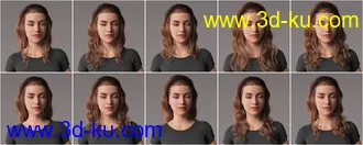 3D打印模型2021-11 Hair for Genesis 8 and 8.1 Females的图片