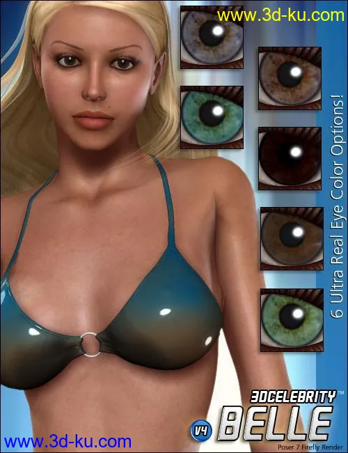3D Celebrity 'Belle'模型的图片1