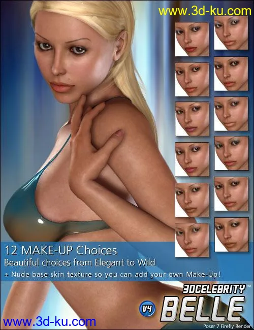 3D Celebrity 'Belle'模型的图片2