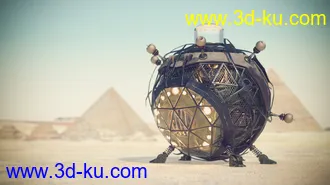3D打印模型3D Photo Scenes - Desert Heat的图片