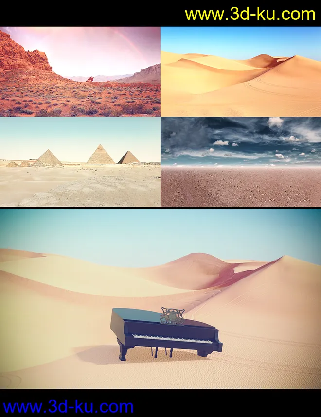 3D Photo Scenes - Desert Heat模型的图片11
