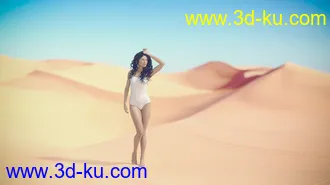 3D打印模型3D Photo Scenes - Desert Heat的图片