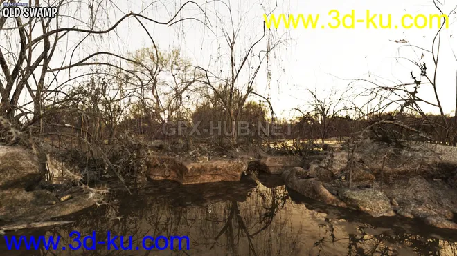 3D Scenery - Old Swamp模型的图片1