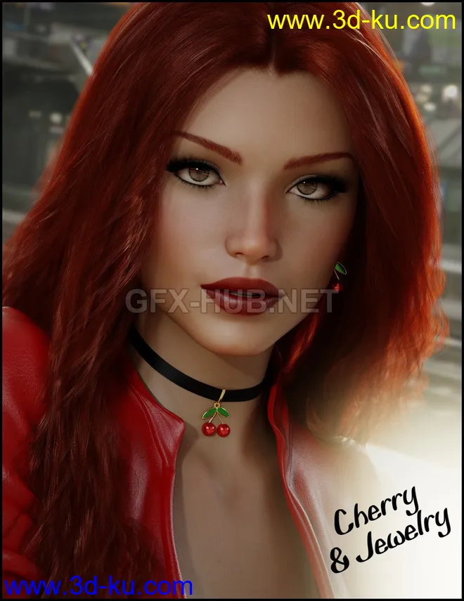 3DA Cherry & Jewelry - G8F模型的图片1