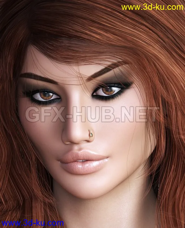 3DS Rhayna Genesis 8 Female模型的图片1
