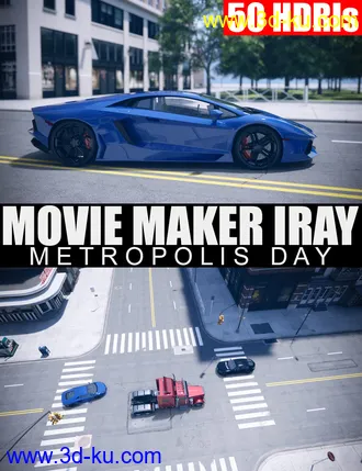 3D打印模型50 HDRIs - Movie Maker Iray - Metropolis Day的图片