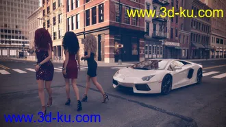 3D打印模型50 HDRIs - Movie Maker Iray - Metropolis Sunset的图片