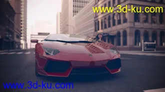 50 HDRIs - Movie Maker Iray - Metropolis Sunset模型的图片5
