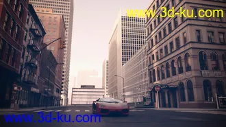 50 HDRIs - Movie Maker Iray - Metropolis Sunset模型的图片7