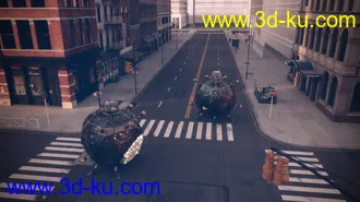 3D打印模型50 HDRIs - Movie Maker Iray - Metropolis Sunset的图片