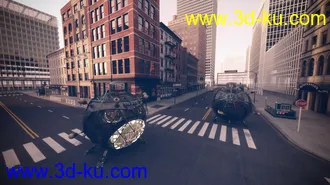 50 HDRIs - Movie Maker Iray - Metropolis Sunset模型的图片15
