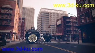 50 HDRIs - Movie Maker Iray - Metropolis Sunset模型的图片16