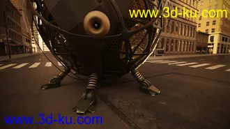 3D打印模型50 HDRIs - Movie Maker Iray - Metropolis Sunset的图片