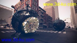 3D打印模型50 HDRIs - Movie Maker Iray - Metropolis Sunset的图片