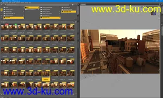 3D打印模型50 HDRIs - Movie Maker Iray - Metropolis Sunset的图片