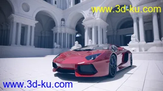 69 HDRIs - Movie Maker Iray - Courtyard Day模型的图片5
