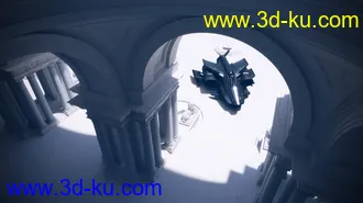 69 HDRIs - Movie Maker Iray - Courtyard Day模型的图片13
