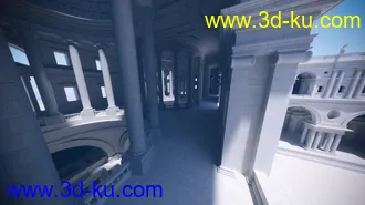 69 HDRIs - Movie Maker Iray - Courtyard Day模型的图片16
