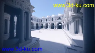 3D打印模型69 HDRIs - Movie Maker Iray - Courtyard Day的图片