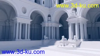 3D打印模型69 HDRIs - Movie Maker Iray - Courtyard Day的图片