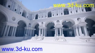 3D打印模型69 HDRIs - Movie Maker Iray - Courtyard Day的图片