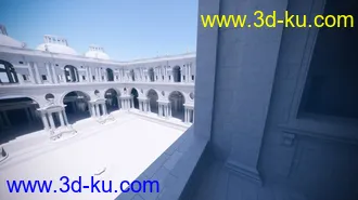 69 HDRIs - Movie Maker Iray - Courtyard Day模型的图片21