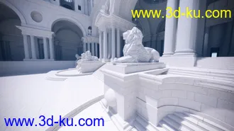 69 HDRIs - Movie Maker Iray - Courtyard Day模型的图片22