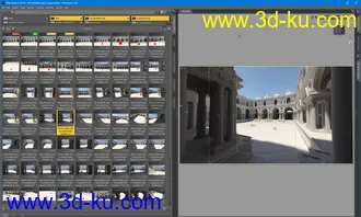3D打印模型69 HDRIs - Movie Maker Iray - Courtyard Day的图片