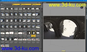 3D打印模型69 HDRIs - Movie Maker Iray - Courtyard Day的图片