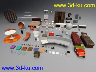 3D打印模型70s Modern House的图片
