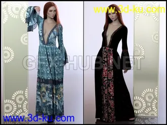 3D打印模型7th Ave - dforce - Bohemian Dreams for G8F的图片