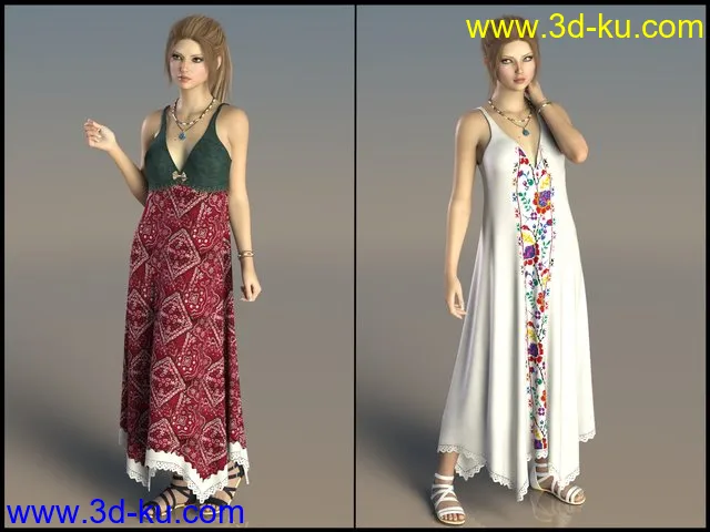 7th Ave dForce - Sundress for G8F模型的图片1