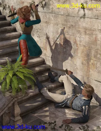 3D打印模型A Tale from the Atrium Poses for Genesis 8.1的图片