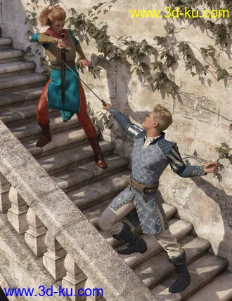 3D打印模型A Tale from the Atrium Poses for Genesis 8.1的图片
