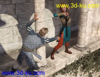 3D打印模型A Tale from the Atrium Poses for Genesis 8.1的图片