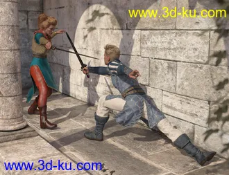 3D打印模型A Tale from the Atrium Poses for Genesis 8.1的图片