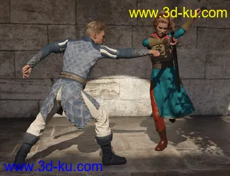 3D打印模型A Tale from the Atrium Poses for Genesis 8.1的图片