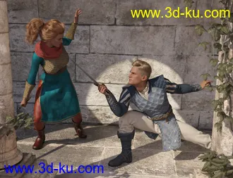 3D打印模型A Tale from the Atrium Poses for Genesis 8.1的图片