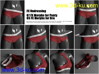 3D打印模型A-Sym Sporty Lingerie for Genesis 8 Female(s)的图片