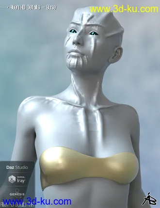 3D打印模型AB Alien HD Details for Genesis 8.1 Female Merchant Resource的图片